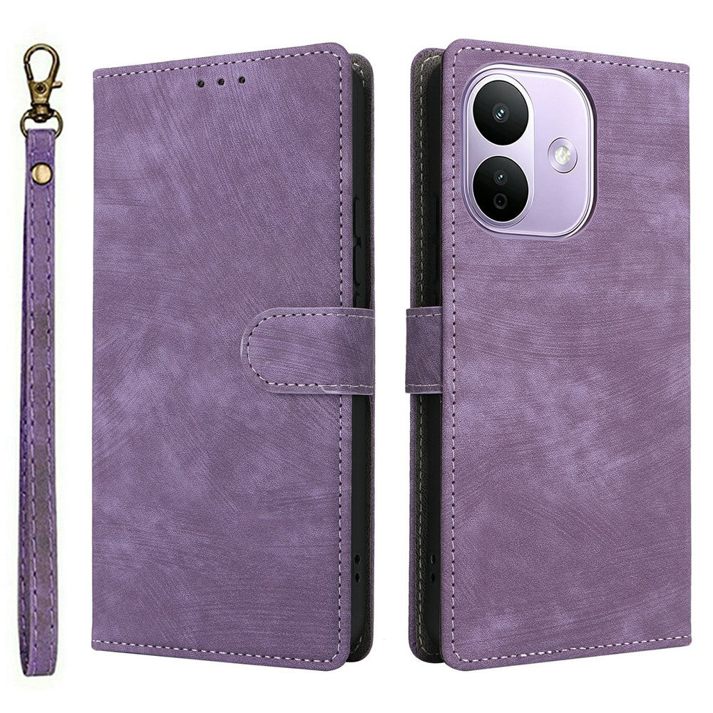 For Xiaomi Redmi Note 17 Pro 5G Wallet Case RFID Blocking PU Leather Phone Cover Stand with Strap