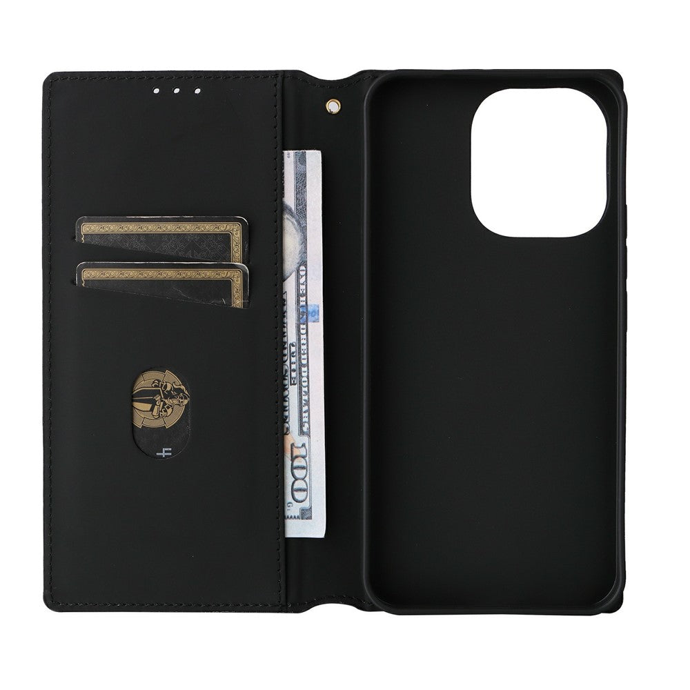 For Xiaomi Redmi Note 17 Pro 5G Case Wallet Rhombus Imprinted PU Leather Phone Cover