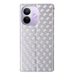 For Xiaomi Redmi Note 17 Pro 5G Case Wallet Rhombus Imprinted PU Leather Phone Cover