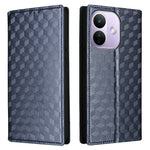 For Xiaomi Redmi Note 17 Pro 5G Case Wallet Rhombus Imprinted PU Leather Phone Cover