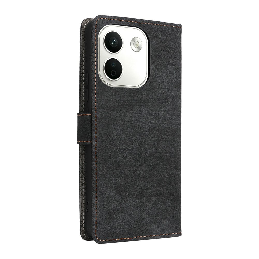 For Xiaomi Redmi Note 17 Pro Max 5G  /  Redmi Note 17 Pro+ 5G Wallet Case RFID Blocking PU Leather Phone Cover Stand with Strap