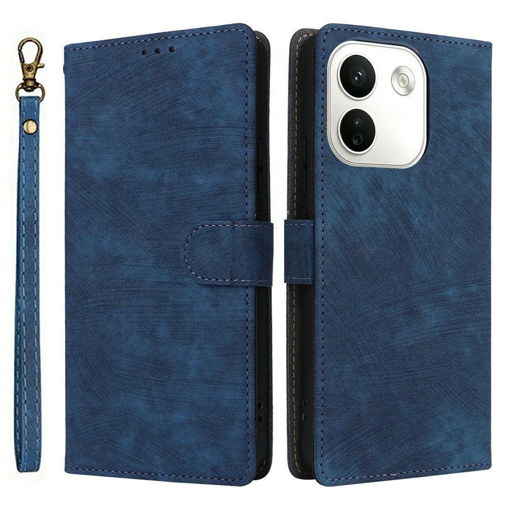 For Xiaomi Redmi Note 17 Pro Max 5G  /  Redmi Note 17 Pro+ 5G Wallet Case RFID Blocking PU Leather Phone Cover Stand with Strap