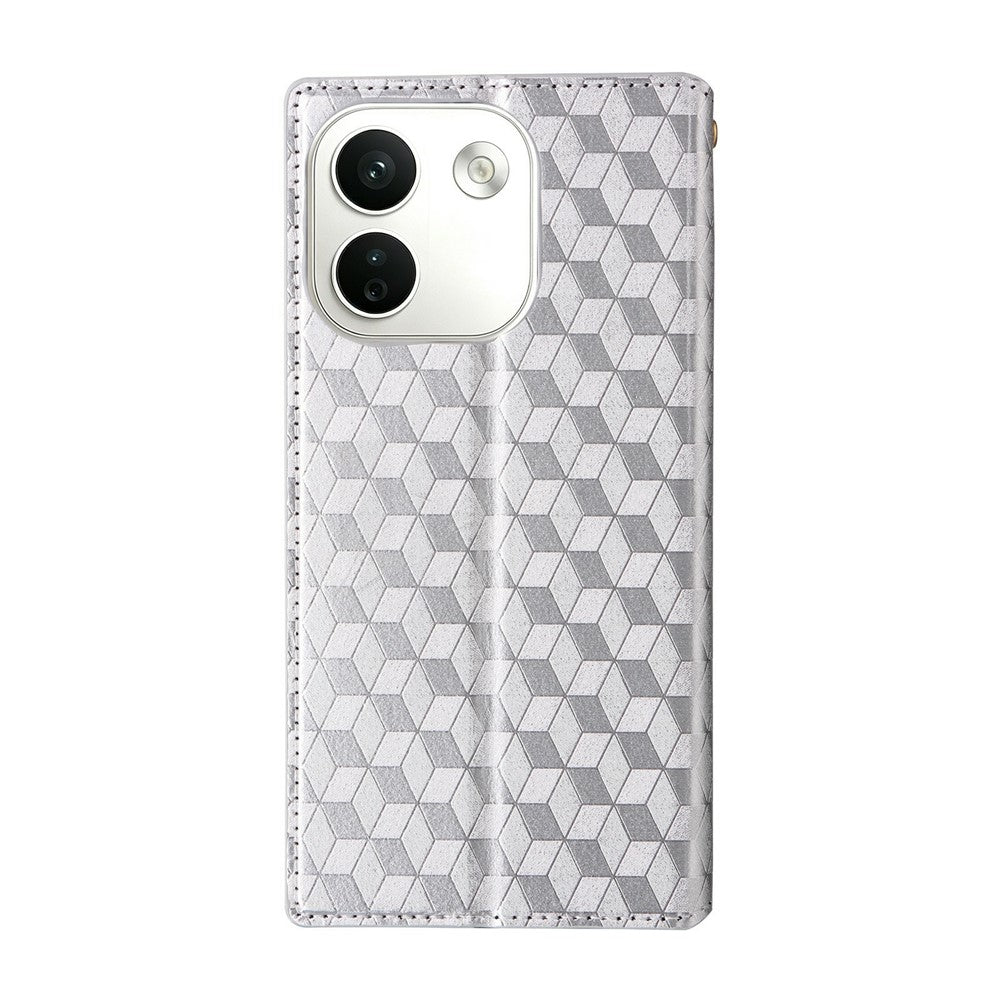 Xiaomi Redmi Note 17 Pro+ 5G / Note 17 Pro Max 5G / Poco X8 Power 5G-pungetui i PU-læder med rombemønster