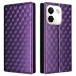For Xiaomi Redmi Note 17 Pro Max 5G  /  Redmi Note 17 Pro+ 5G Case Wallet Rhombus Imprinted PU Leather Phone Cover