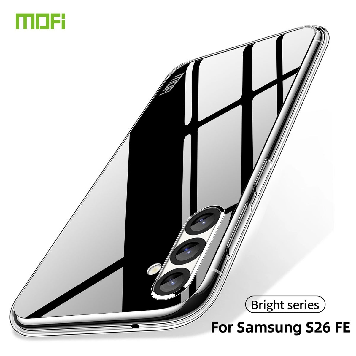 MOFI til Samsung Galaxy S26 FE Gennemsigtigt Telefoncover Ultratyndt TPU Telefonbagcover