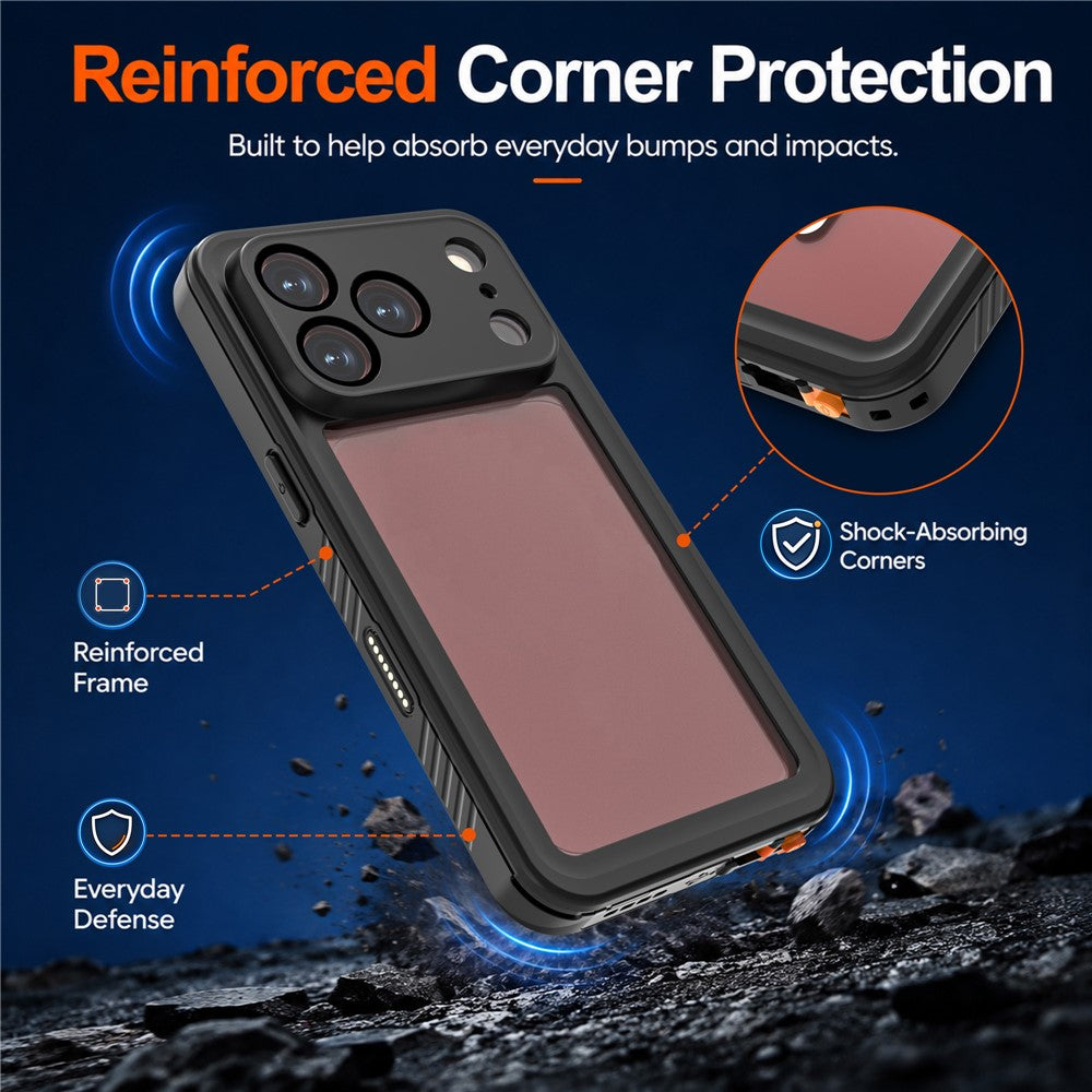 REDPEPPER FM Series For iPhone 18 Pro Waterproof Case IP68 Shockproof Phone Cover