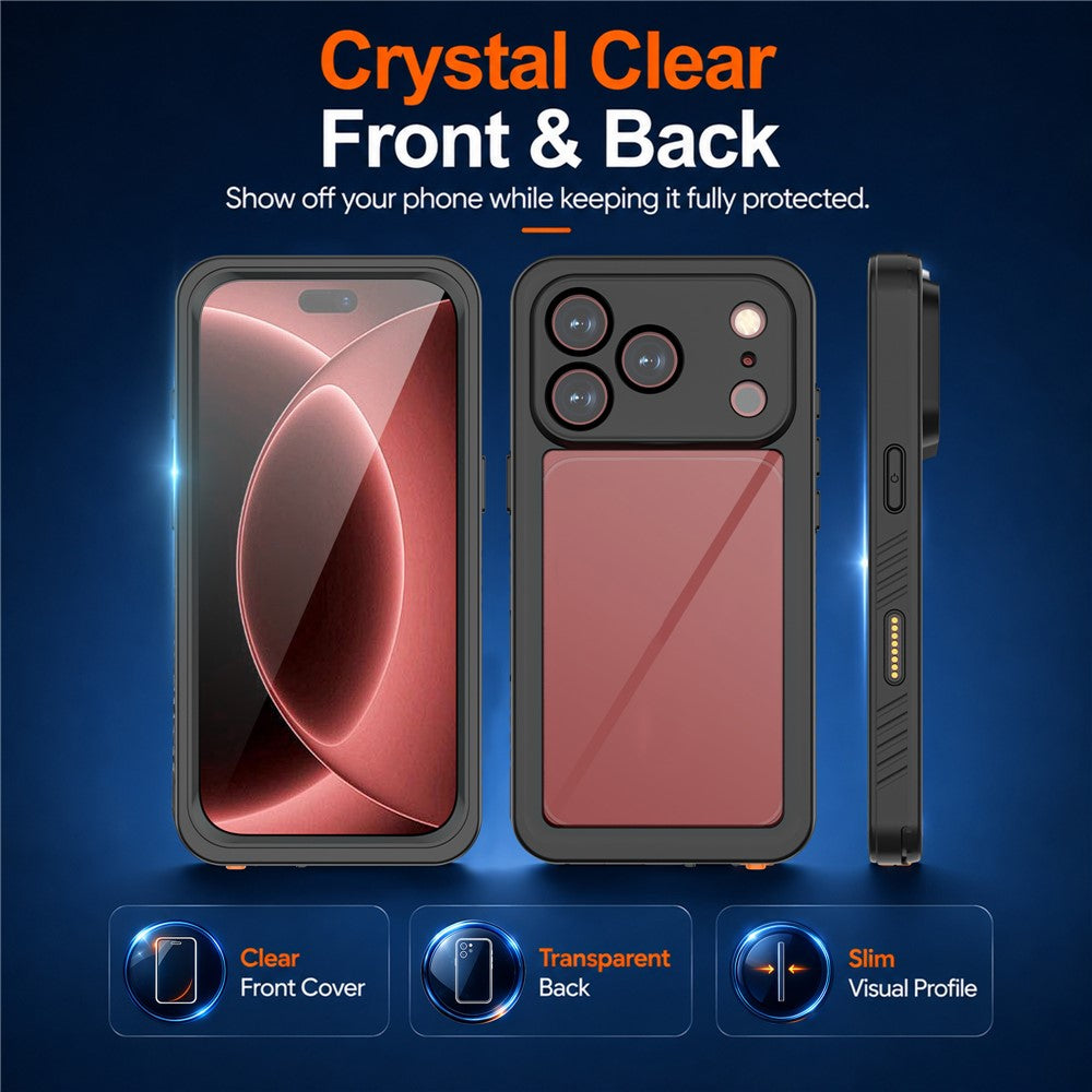 REDPEPPER FM Series For iPhone 18 Pro Waterproof Case IP68 Shockproof Phone Cover