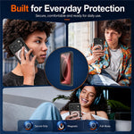 REDPEPPER FM Series For iPhone 18 Pro IPX8 Waterproof Case PC TPU PET Clear Magnetic Phone Cover