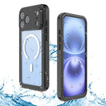 REDPEPPER FM Series For iPhone 18 Pro Max IPX8 Waterproof Case PC TPU PET Clear Magnetic Phone Cover