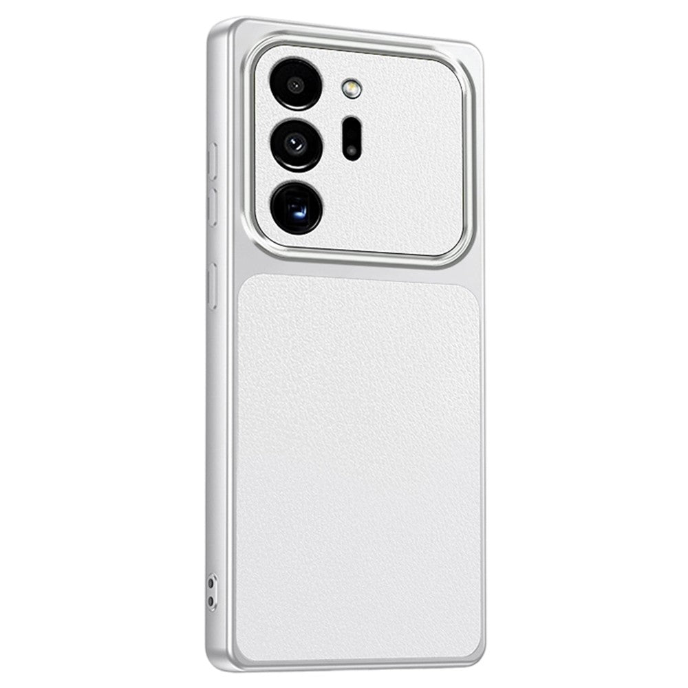 For Samsung Galaxy Note20 Ultra / Note20 Ultra 5G Phone Case Lambskin Texture PC TPU PU Leather Shockproof Protective Cover