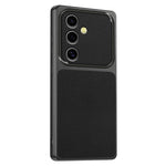 Til Samsung Galaxy A55 5G Telefoncover Lammeskindsstruktur PC TPU PU Læder Stødsikkert Beskyttelsescover