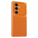 Til Samsung Galaxy A55 5G Telefoncover Lammeskindsstruktur PC TPU PU Læder Stødsikkert Beskyttelsescover