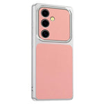 Til Samsung Galaxy A55 5G Telefoncover Lammeskindsstruktur PC TPU PU Læder Stødsikkert Beskyttelsescover