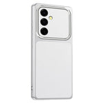 Til Samsung Galaxy A36 5G telefoncover Lammeskindsstruktur PC TPU PU læder stødsikkert beskyttelsescover