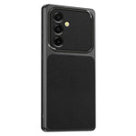 Til Samsung Galaxy A36 5G telefoncover Lammeskindsstruktur PC TPU PU læder stødsikkert beskyttelsescover