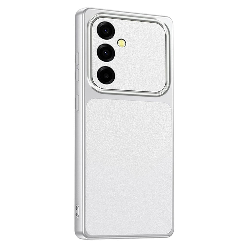 For Samsung Galaxy A35 5G Phone Case Lambskin Texture PC TPU PU Leather Shockproof Protective Cover