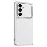 For Samsung Galaxy A25 5G (Global) (161mm) Phone Case Lambskin Texture PC TPU PU Leather Shockproof Protective Cover