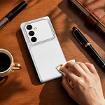 Samsung Galaxy A16 4G / A16 5G mobilskal Lammskinnstextur PC TPU PU-läder Stötsäkert Skyddsfodral