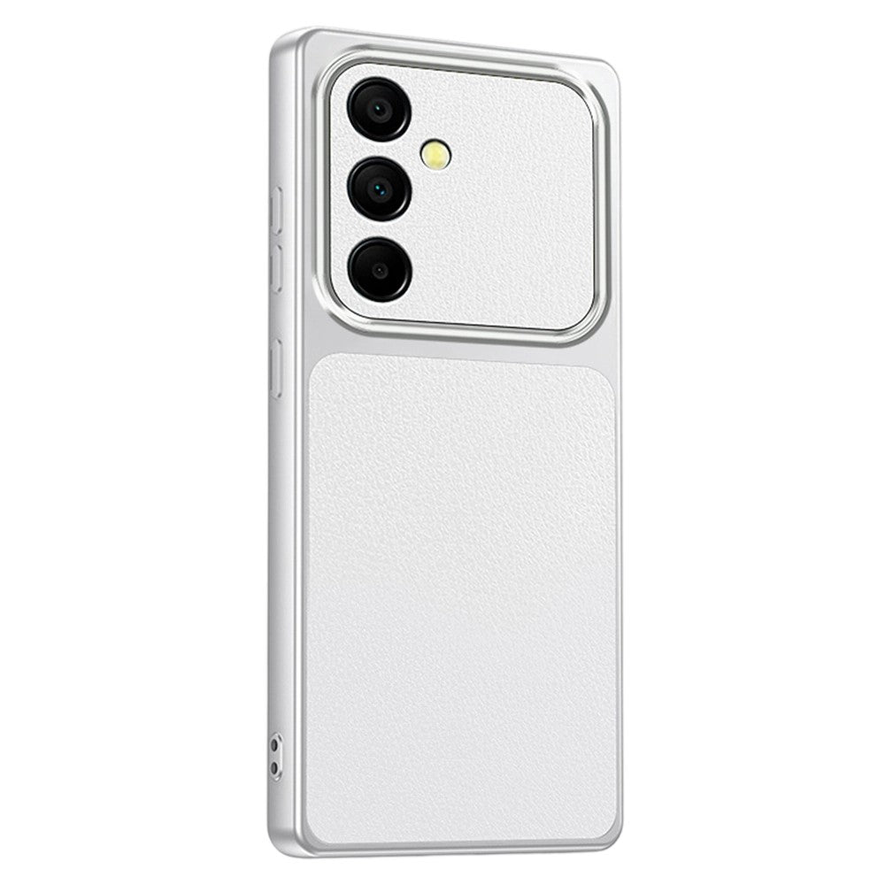 Samsung Galaxy A15 4G / A15 5G mobilskal Lammskinnstextur PC TPU PU-läder Stötsäkert Skyddsfodral