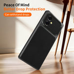 For Samsung Galaxy A07 4G Phone Case Lambskin Texture PC TPU PU Leather Shockproof Protective Cover
