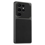 For Samsung Galaxy S24 Ultra Phone Case Lambskin Texture PC TPU PU Leather Shockproof Protective Cover