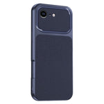 Til iPhone 17e / 16e Telefoncover Lammeskindsstruktur PC TPU PU Læder Stødsikkert Beskyttende Cover