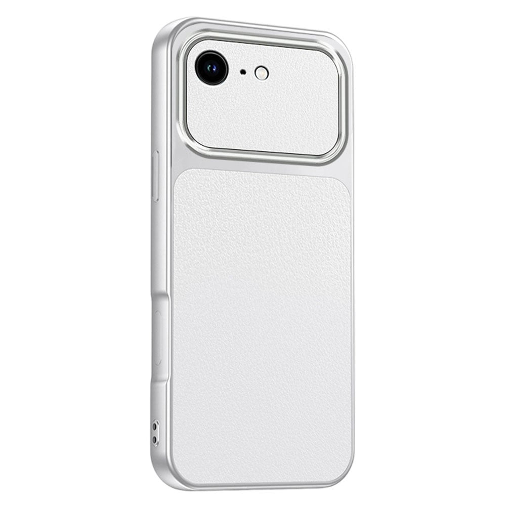 Til iPhone 17e / 16e Telefoncover Lammeskindsstruktur PC TPU PU Læder Stødsikkert Beskyttende Cover