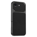 Til iPhone 17e / 16e Telefoncover Lammeskindsstruktur PC TPU PU Læder Stødsikkert Beskyttende Cover