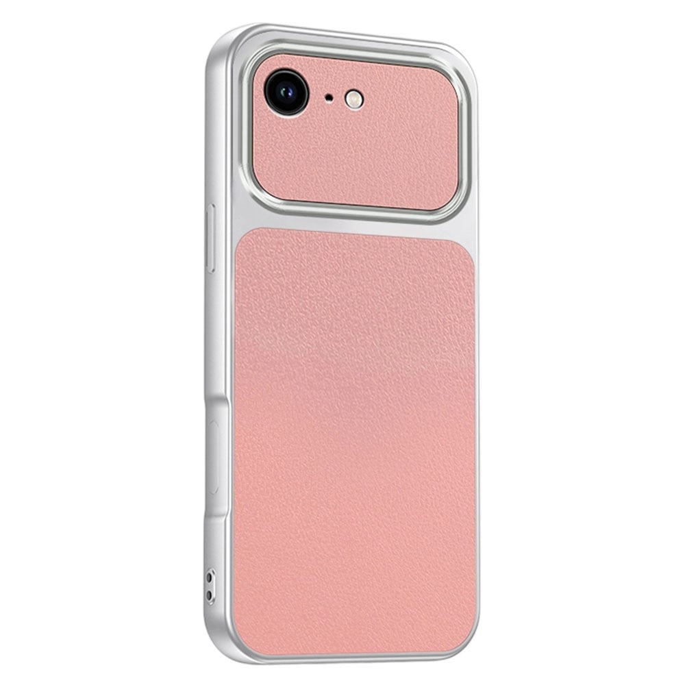 Til iPhone 17e / 16e Telefoncover Lammeskindsstruktur PC TPU PU Læder Stødsikkert Beskyttende Cover