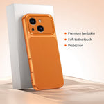 Til iPhone 14 Telefoncover Lammeskindsstruktur PC TPU PU Læder Stødsikkert Beskyttelsescover