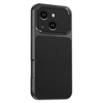 Til iPhone 14 Telefoncover Lammeskindsstruktur PC TPU PU Læder Stødsikkert Beskyttelsescover