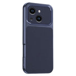For iPhone 13 Phone Case Lambskin Texture PC TPU PU Leather Shockproof Protective Cover