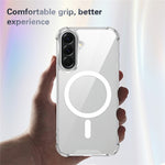 Klar magnetisk cover til Samsung Galaxy A57 5G Airbag Stødabsorberende 2,0 mm TPU + PC Telefoncover