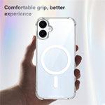Genomskinligt magnetiskt skal för Samsung Galaxy A06 4G / A06 5G / A07 5G / A08 5G / A08 4G Airbag Stötsäker 2.0mm TPU + PC mobilskal