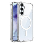 Clear Magnetic Case for Samsung Galaxy A55 5G Airbag Shockproof 2.0mm TPU + PC Phone Cover