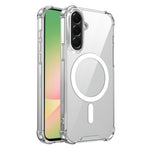 Clear Magnetic Case for Samsung Galaxy S26+ Airbag Shockproof 2.0mm TPU + PC Phone Cover