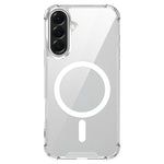 Clear Magnetic Case for Samsung Galaxy S26+ Airbag Shockproof 2.0mm TPU + PC Phone Cover