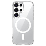 Clear Magnetic Case for Samsung Galaxy S26 Ultra Airbag Shockproof 2.0mm TPU + PC Phone Cover