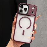 For iPhone 18 Pro / 17 Pro Magnetic Case TPU + PC Rubberized Finish Phone Cover