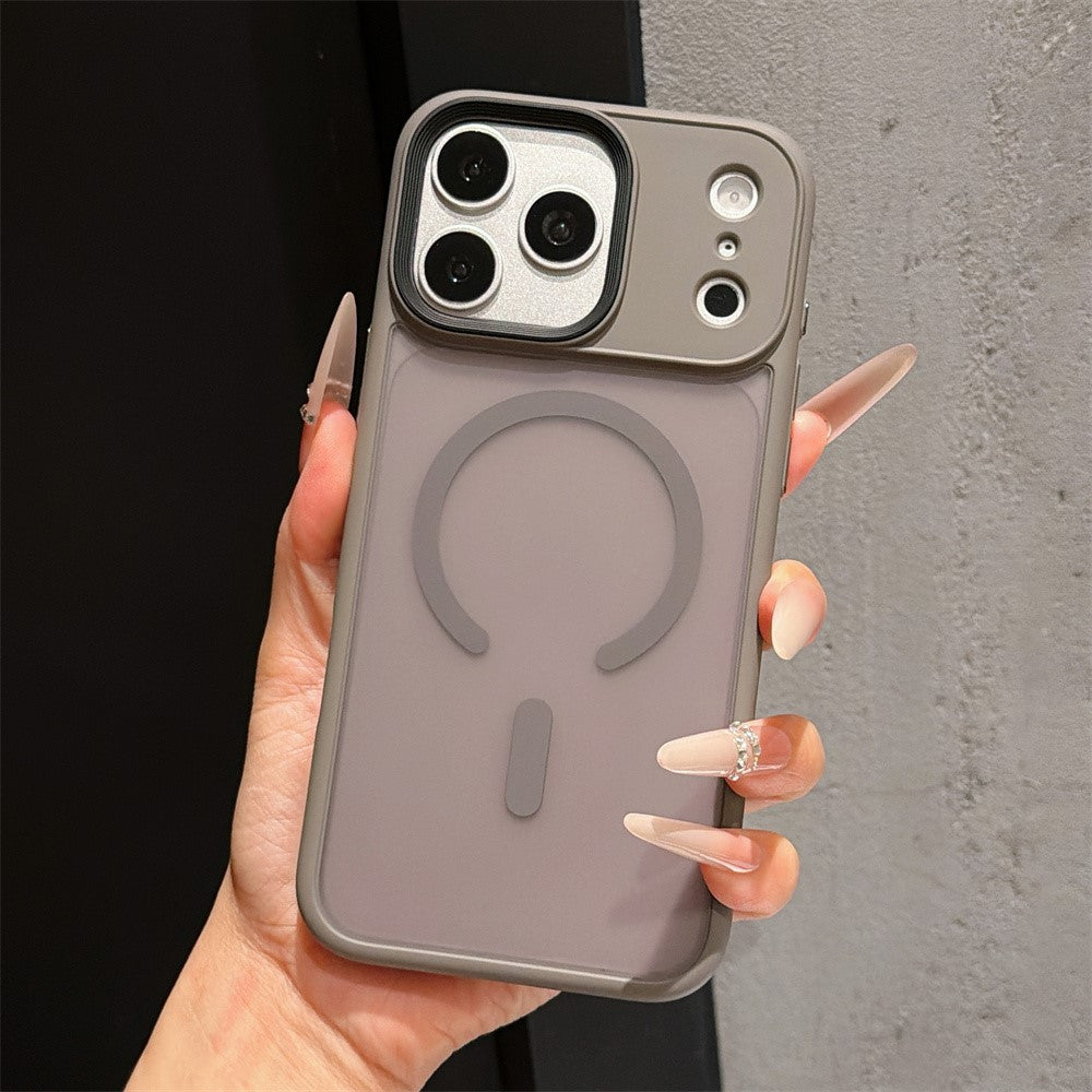 Til iPhone 18 Pro / 17 Pro Magnetisk Cover TPU + PC Gummibelagt Finish Telefoncover