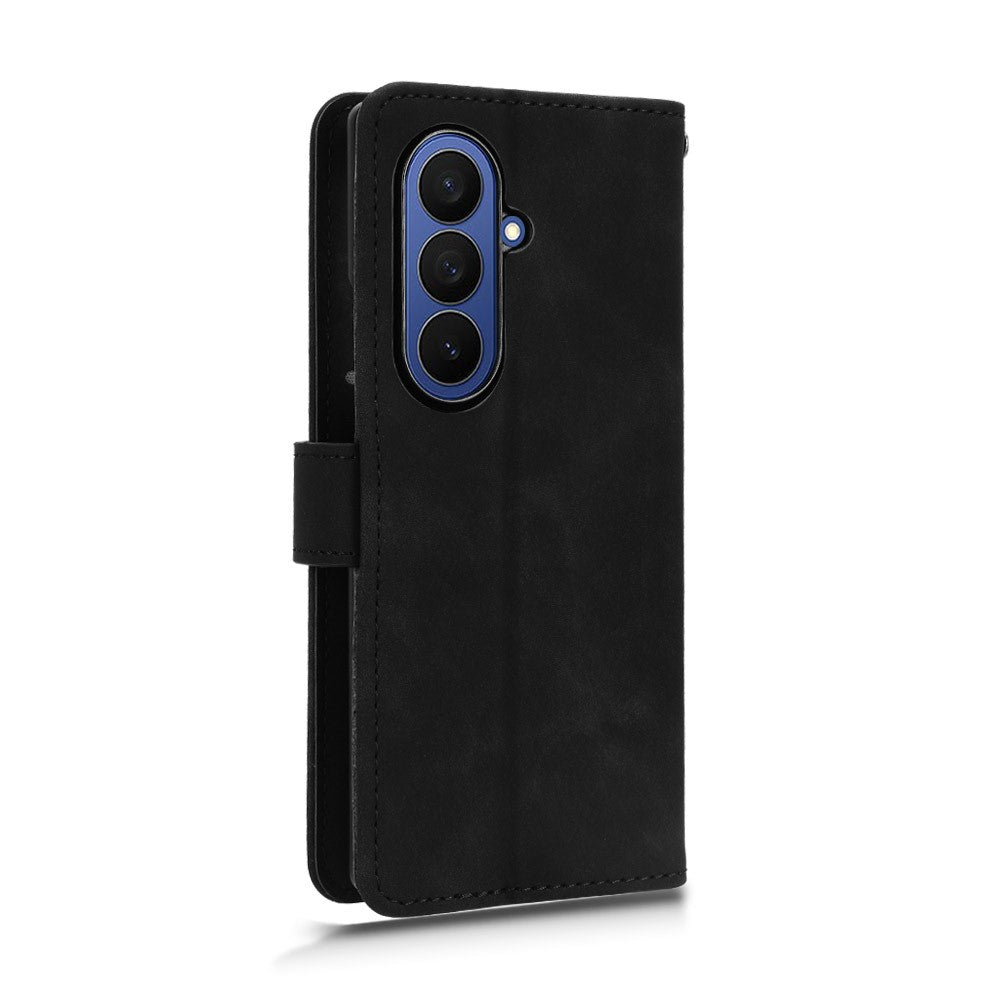 For Samsung Galaxy Z Fold8 Ultra Case Skin-touch PU Leather Wallet Card Holder Phone Cover