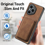 Honor 400 Pro 5G (Global) Magnetisk Cover Retro Læder + TPU Telefoncover med Aftagelig Kortlomme