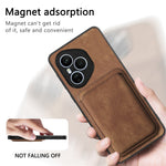 Honor 400 Pro 5G (Global) Magnetisk Cover Retro Læder + TPU Telefoncover med Aftagelig Kortlomme