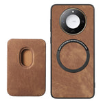 For Honor X60 5G Magnetic Case Retro Leather + TPU Phone Cover with Detachable Card Slot