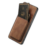 For Honor X60 5G Magnetic Case Retro Leather + TPU Phone Cover with Detachable Card Slot