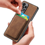 For Honor X60 5G Magnetic Case Retro Leather + TPU Phone Cover with Detachable Card Slot