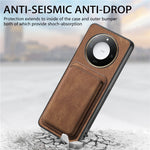 For Honor X60 5G Magnetic Case Retro Leather + TPU Phone Cover with Detachable Card Slot