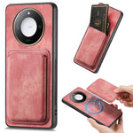 For Honor X60 5G Magnetic Case Retro Leather + TPU Phone Cover with Detachable Card Slot