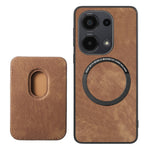 For Xiaomi Redmi Note 13 Pro 4G  /  Poco M6 Pro 4G Magnetic Case Retro Leather + TPU Phone Cover with Detachable Card Slot