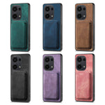 For Xiaomi Redmi Note 13 Pro 4G  /  Poco M6 Pro 4G Magnetic Case Retro Leather + TPU Phone Cover with Detachable Card Slot
